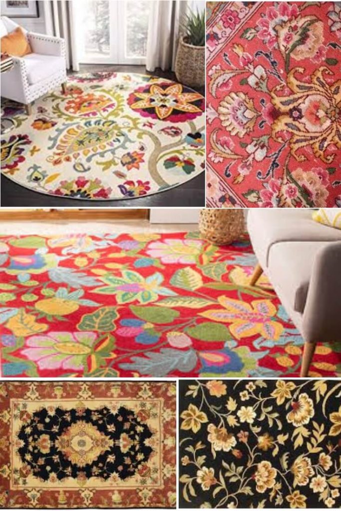 floral pattern rugs