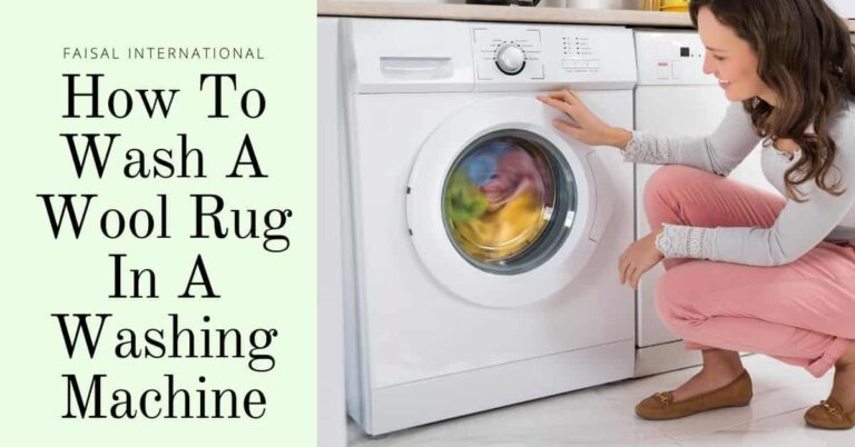 how to wash a wool rug in washing machine