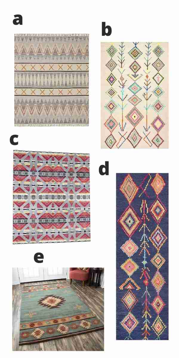 Southwestern Style Wool Rugs