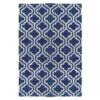 Blue Quatrefoil Rug
