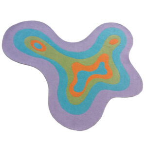 Contour Flow Rug – Irregular Hand-Tufted Wool Rug from India by Firugs