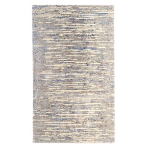 Strata modern abstract hand-tufted New Zealand wool and viscose rug by FiRugs featuring layered linear textures inspired by natural strata and contemporary interiors.